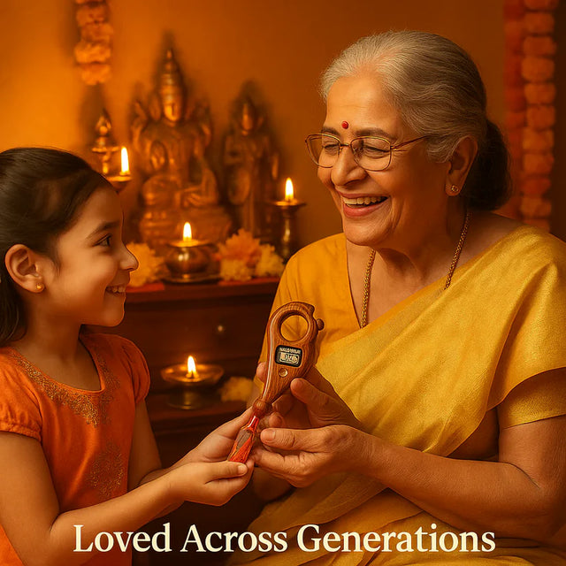 DivineDrishti™ Ram Mandir Blessed Tulsi Jap Counter